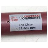 (3) Assorted Central Machinery Jack Hammer Attachments