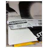 White and Stardust Cardstock
