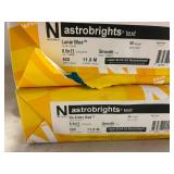 Astrobrights Blue and Red Copy Paper