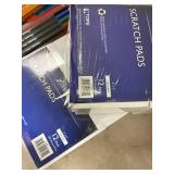 Scratch Pads, Pens and Pencils
