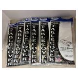 White Plastic Tablecovers