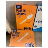Plastic Forks, Spoons, Knives and Napkins