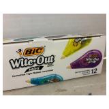 Pentel Erasers and BIC Correctip Tape