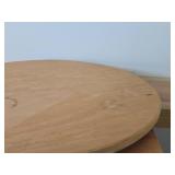 Lot of (1) Wooden Lazy Susan Turntable 23 1/2"