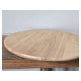 Lot of (2) Wooden Lazy Susan Turntables 15"