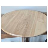 Lot of (2) Wooden Lazy Susan Turntables 15"