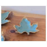 Lot of (6) Vintage Leaf Shaped Dishes