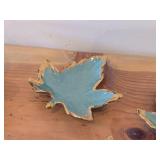 Lot of (6) Vintage Leaf Shaped Dishes