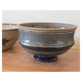 (6) Ceramic Bowls, (1) Stoneware Saucer by Dansk