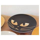 Lot of (4) Cat Eyes theme Plates by Jewel Japan (Japan)