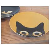 Lot of (4) Cat Eyes theme Plates by Jewel Japan (Japan)