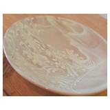 Sud & Co Cassis En Provence Collection Glazed Terra Cotta Pottery Pedestal Bowl (France)