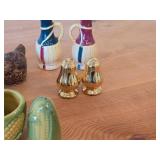 Lot of (6 Sets) Salt and Pepper Shakers