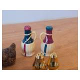 Lot of (6 Sets) Salt and Pepper Shakers