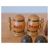Shakers - (4 Sets) of Salt and Pepper Shakers, (1) Individual Salt and Pepper Shaker, (1) Sugar Shaker