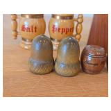 Shakers - (4 Sets) of Salt and Pepper Shakers, (1) Individual Salt and Pepper Shaker, (1) Sugar Shaker