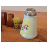 Shakers - (4 Sets) of Salt and Pepper Shakers, (1) Individual Salt and Pepper Shaker, (1) Sugar Shaker