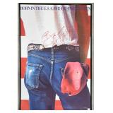 Autographed Bruce Springsteen Born in the U.S.A. Poster