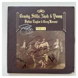 Autographed Crosby, Stills, Nash & Young "Deja Vu" Album
