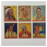 6 1933 & 1947 Goudey Indian Gum Cards, Chief Red Cloud #42