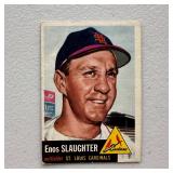 1953 Enos Slaughter Topps St. Louis Cardinals Baseball Card #41