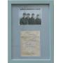 1963 Beatles Signatures in Frame