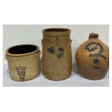Blue Decorated Stoneware