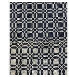 Blue & White Handmade Coverlet