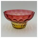 Amberina Art Glass Bowl