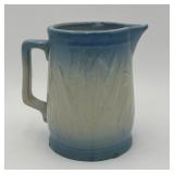 Blue & White Cattails Pitcher