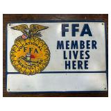Tin FFA Sign