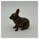 Cast Iron Rabbit Bank