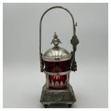 Bohemian Cut Pickle Caster