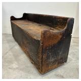 5 Foot Lift Top Bench in Old Paint