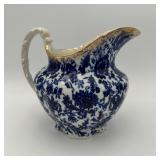 Early Flow Blue Pitcher