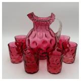 Cranberry Water Set