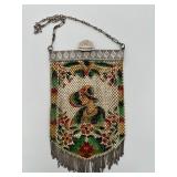 Enamel Mesh Bag with Gloria Swanson Depiction
