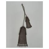 Whiting and Davis Silver Mesh Double Purse
