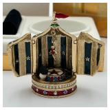 Estee Lauder "Circus Tent" Solid Perfume Compact in Orig. Box