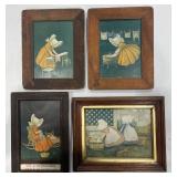 Sunbonnet Baby Framed Prints