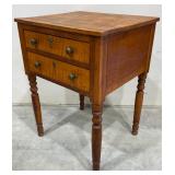 Birdseye Maple & Cherry 2 Drawer Stand