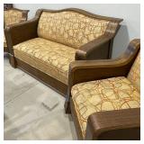 Mission Style 3 Pc. Sofa, Rocker & Chai