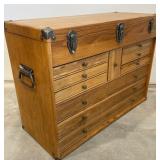 Pine Multi Drawer Tool Chest, Used as Jewelry Box