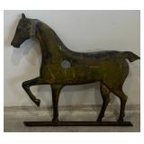 Early Full-Bodied Weathervane Horse