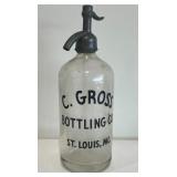 C. Gross, St. Louis, MO Seltzer Bottle