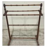 Nice Spool Turned Quilt Rack