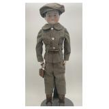 China Head School Boy Doll