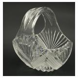 Cut Glass Basket