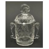 Heisey Condiment Jar