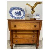 Period Chest, Flow Blue Turkey Platter, Eagle Weathervane